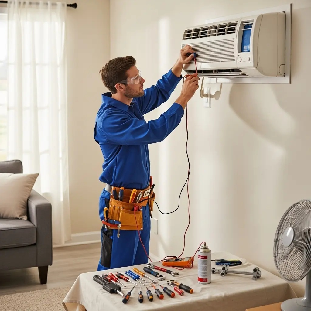 Altındağ Baxi Baxi klima gaz dolumu ve bakım – Enerji verimliliği artırıldı. - Teknik servis örneği